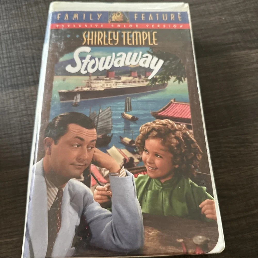 Vintage Shirley Temple Family Feature Color Version VHS Tapes Set Of 7